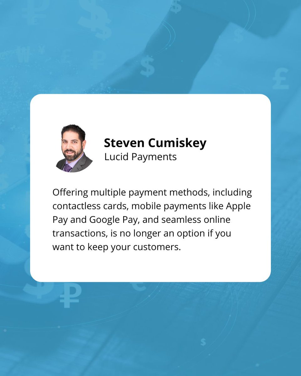 Lucid_Payments's tweet image. Today’s customers expect flexible ways to pay. 💳

Limiting payment methods can cost you time and sales. A well-integrated POS keeps transactions accurate, reduces errors, and helps your business run more smoothly.

#paymentsolutions #businesssolutions