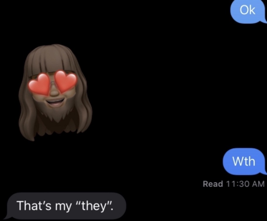 LanaThink's tweet photo. throwback to my mom discovering non binary ppl https://t.co/QwYjIexvX9