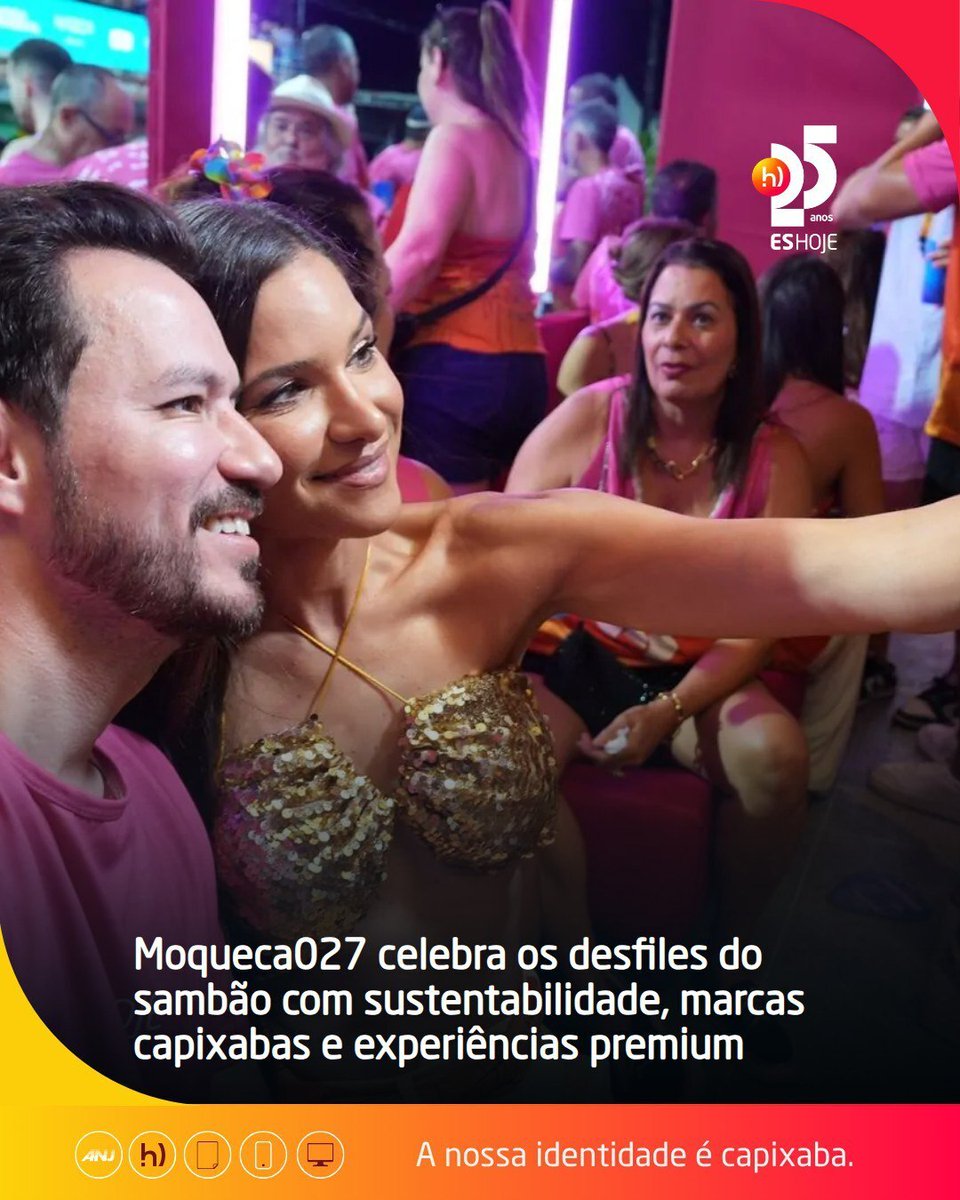eshoje's tweet image. O camarote Moqueca027 uniu entretenimento, sustentabilidade e valorização da economia capixaba durante os desfiles do Carnaval. 🌿🎭🤝

eshoje.com.br/entretenimento…

#carnavaldevitoria #sustentabilidade #eshoje