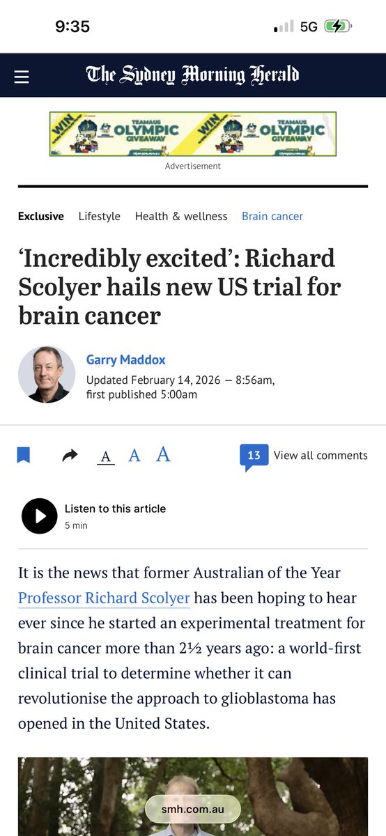 Professor Richard Scolyer AO tweet media