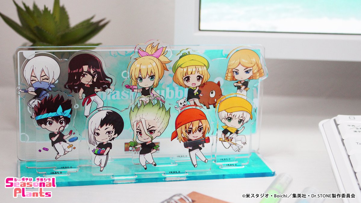 TVアニメ『Dr.STONE』より、アクリルジオラマなど各種グッズが好評販売