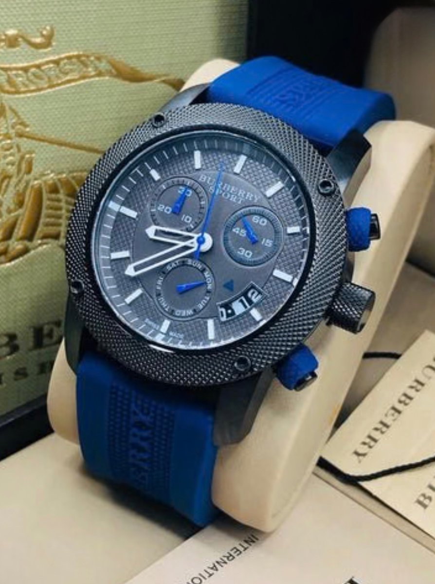 オンライン新入荷 新品 burberry chronograph watch バーバリーの