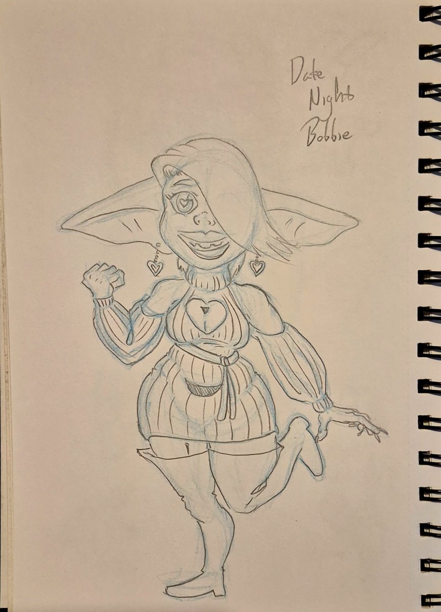 Mwant to put up yesterday, a quick cpuple of doodles of my favorite ladies I made, ready for date night, of probably a nice dinner in and a movie, but you can still dress up. 

#art #characterart #sketch #doodle #pencilart