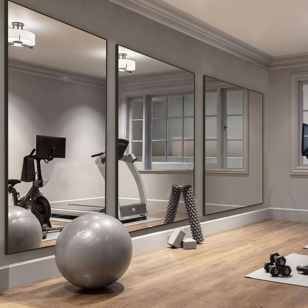 GetMyGlass's tweet image. Nobody does residential and commercial mirror better than Precision Glass! #spinclass #gymmirror #custommirror #fitnessmirror #weighlifting #homegym #precisionglass #battlecreek #kalamazoo #fortwayne