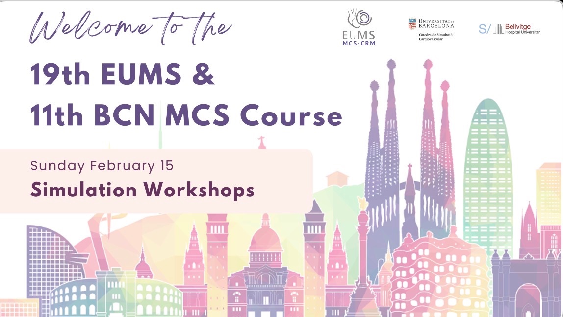 AngelHdez13's tweet photo. European Mechanical Circulatory Support Summit (EUMS) starts in Barcelona. Proud to host at @hbellvitge the simulation workshops on cardiogenic shock and post-operative LVAD management. Great opportunity to share knowledge and experience with professionals from around the world. https://t.co/gEspcHuP1o