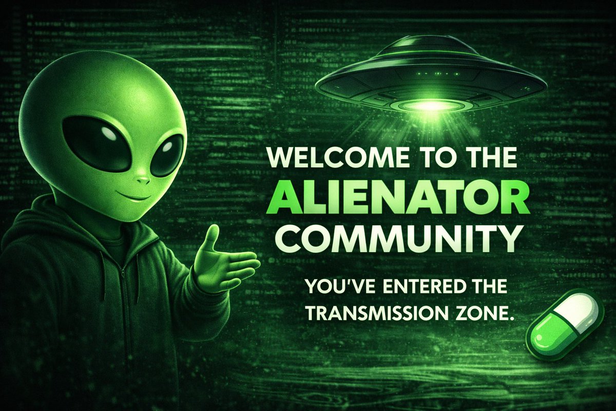 🛸 Welcome to the Alienator Community

You’ve entered the transmission zone.

This is the home for builders, traders, and explorers following the development of Alienator — a Percolator-powered market protocol on Solana.

What this community is for:

👽 Build in public updates
🚀