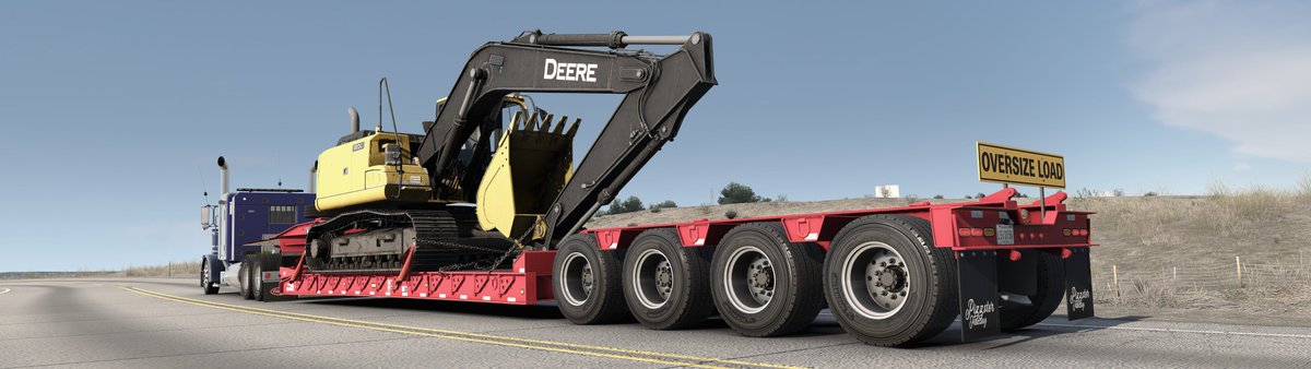 ATS, v1.57, Denver, Pizzter Modding 389, Pizzter Rogers Flatbed Freight, Snowymoon Lighting Improvements 2.035.19,  Ultimate Graphics Mod,  Simuverse Dynamic Lighting 7.1 Reshade, Jaspers American Wheels Pack,  Ultra Settings, 400% Scaling, RTX 5090, Core Ultra 9 285k