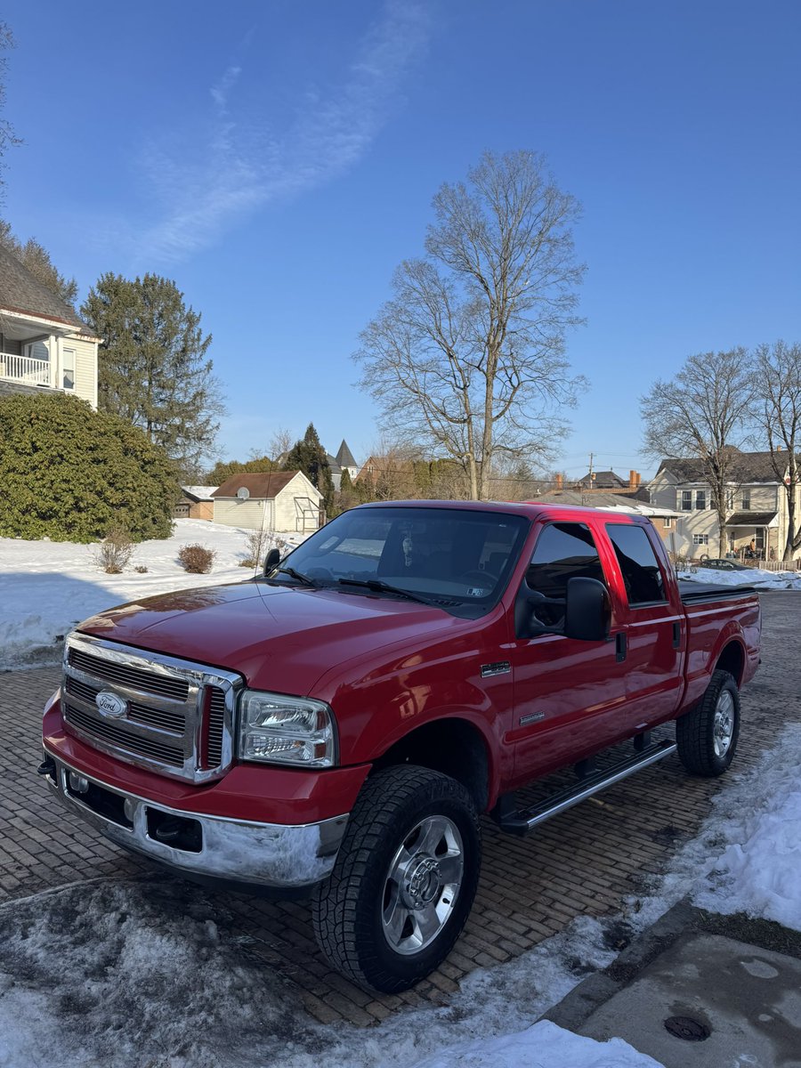 Washed my truck for the first time since October. Forgot it was red
