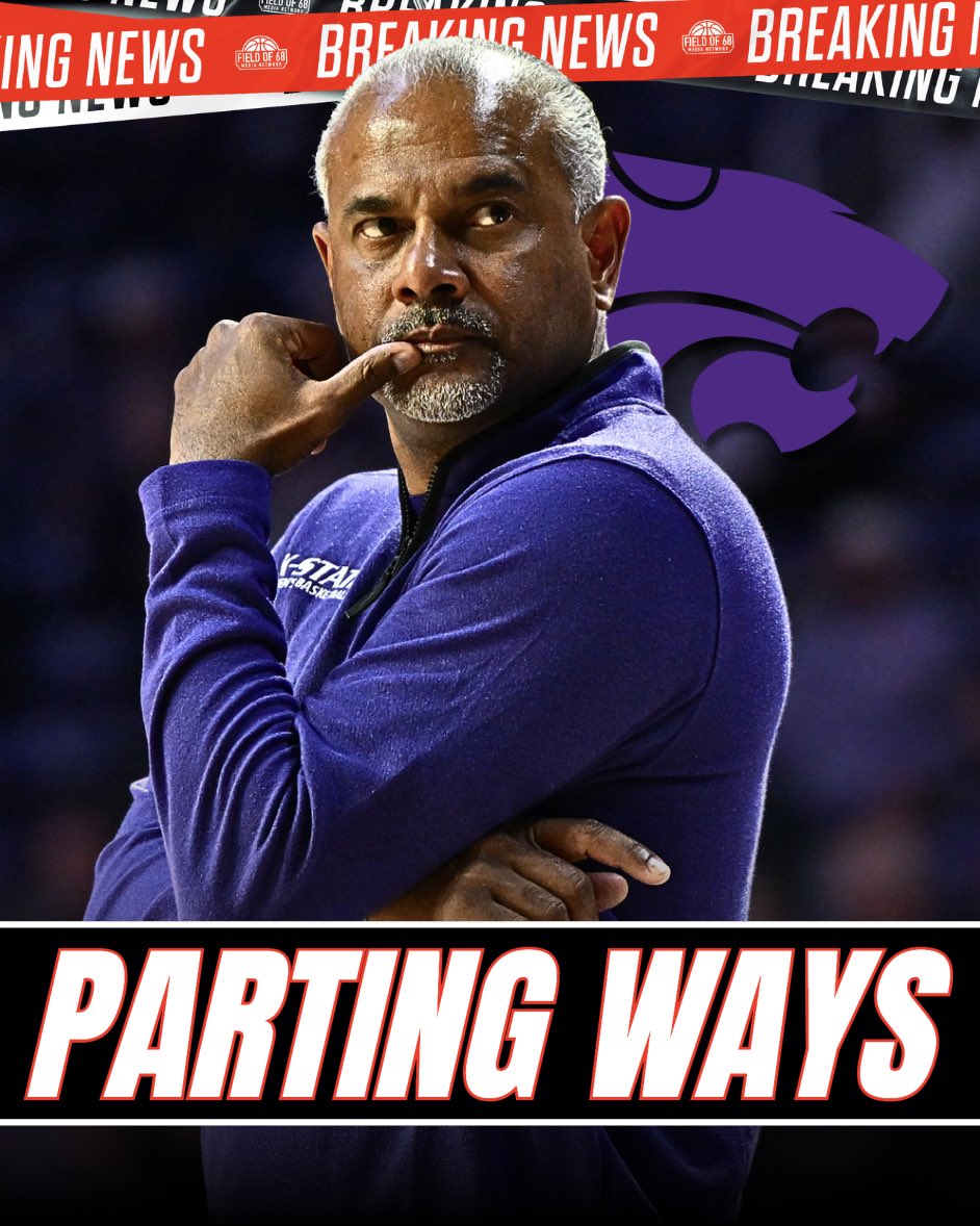 BREAKING: Kansas State has decided to part ways with Jerome Tang, source told <a href="/TheFieldOf68/">The Field of 68</a>.

Tang has a hefty buyout of more than 18 million, but source told <a href="/TheFieldOf68/">The Field of 68</a> that two sides talking about terms.

Tang led Wildcats to Elite Eight his first season.  He is 71-57