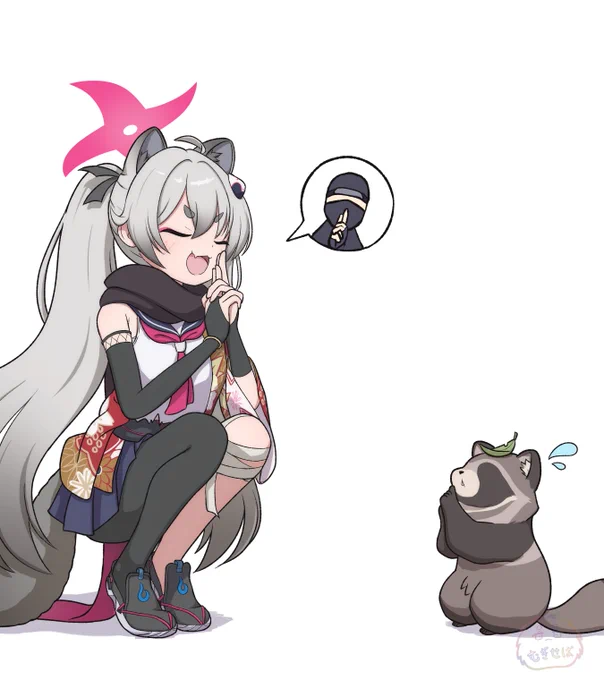 ミチルの忍術教室 #ブルアカ