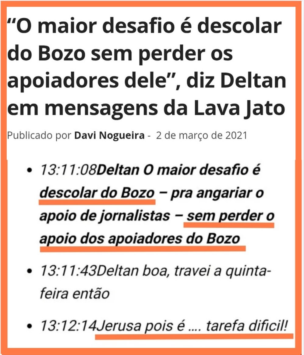 Nunca se esqueçam: o estratagema nunca mudou — e hoje ele é usado 24 horas por dia para tentar destruir Bolsonaro e o bolsonarismo sem perder o apoio dos próprios bolsonaristas.
São canalhas que sabem muito bem que, no mesmo dia em que se colocarem abertamente contra Bolsonaro,