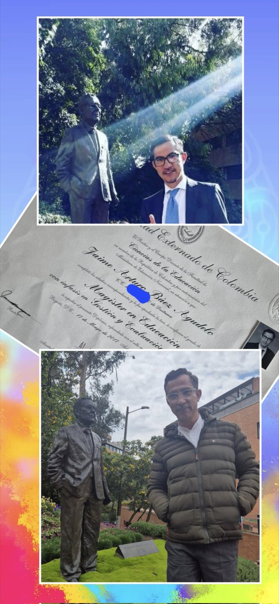 jaimearturobaez's tweet photo. @UExternado @HernandoParraN @CeciliaDimate Gratitud y felicitaciones al #externado en su #140Razones, un super abrazo a todos los que hacen patria desde la academia en especial a la Facultad de Educación:  "después de las tinieblas espero la luz" para las nuevas generaciones 👏🇨🇴 https://t.co/dcKODZyQZs