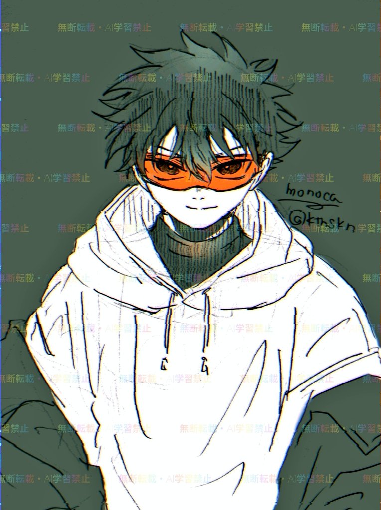 「快くん落書き」|ものかのイラスト