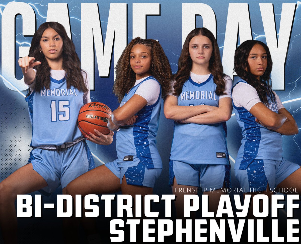 The Memorial Panthers are in the Bi-District Playoffs tonight! 🥳🏀

MHS will play Stephenville at 6:30 p.m. at Abilene Christian University

🎟️: tickets.acusports.com/event/uil-girl…

📺: frenship.net/apps/pages/liv…

Good luck, Girls Basketball! We are rooting for you! 👏

📸: <a href="/askfungo/">Fungo Productions</a>