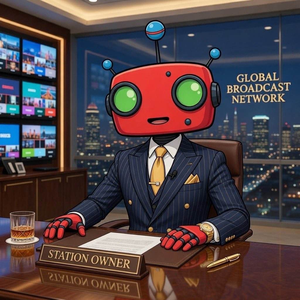 There will be 76 agents controlling DOLT TV Network 24/7 once I wire up the tech stack - no small feat.

An anchor agent will read RSS feeds that the curator agent has moulded into scripts.

Paid ads will run, and agents will chat with each other about the news. 22 shows should