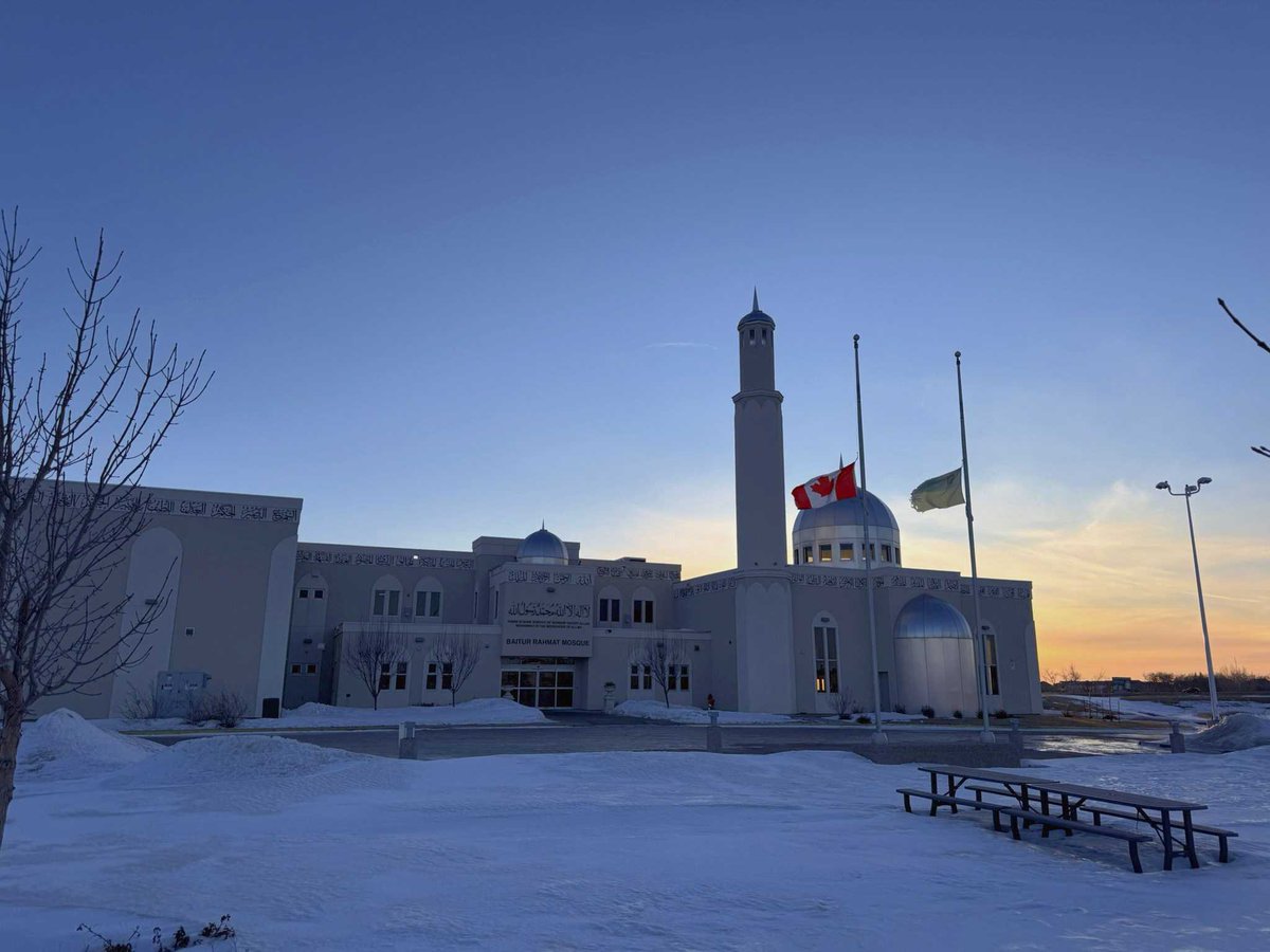 AMJSaskatoon's tweet photo. Our hearts are with the community of #TumblerRidge  as we mourn this devastating tragedy. Our prayers are with the families, students, and those affected. May God grant patience, comfort, and healing to all who are grieving. #LoveForAll https://t.co/SCYg1dSoI7