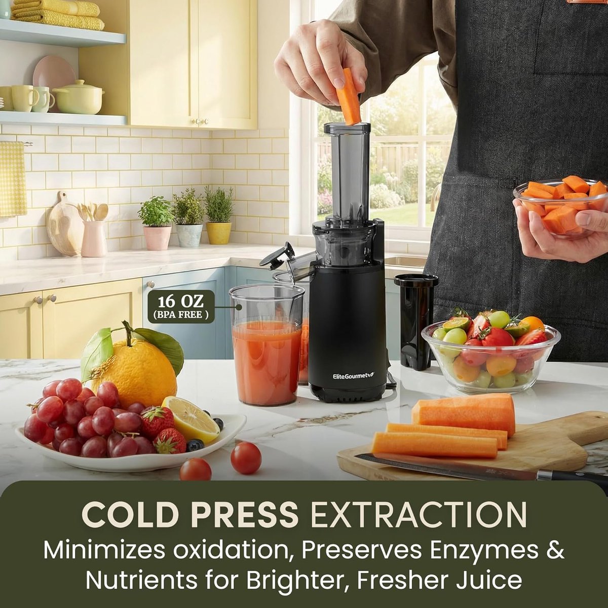 PriceErrors's tweet image. 🧃✨ Juicer ONLY $17.xx! #ad 

Elite Gourmet Juicer
Reg. $50 
Make sure to CLIP the coupon to score this price!

Grab it here 👇
🔗 joylink.io/tW3LHmX

Do you prefer fresh orange juice 🍊 or green juice 🥬?
#KitchenDeals #HomeEssentials #DealAlert