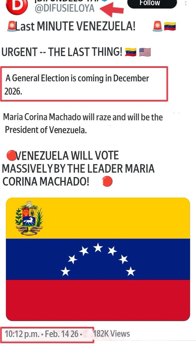 Another maricorinismo account: they claim to “report news,” but they’re clearly running a campaign.
Like <a href="/OrlvndoA/">Orlando Avendaño</a>, <a href="/EmmaRincon/">Emmanuel Rincón</a>, <a href="/EVTVMiami/">EVTV</a>, and <a href="/NituPerez/">Nitu Pérez Osuna</a>.
They don’t inform — they operate.
Sabotaging the message of <a href="/POTUS/">President Donald J. Trump</a>, @MarcoRubio, @JVance, <a href="/GOP/">GOP</a>, and <a href="/LauraLoomer/">Laura Loomer</a>. 💣