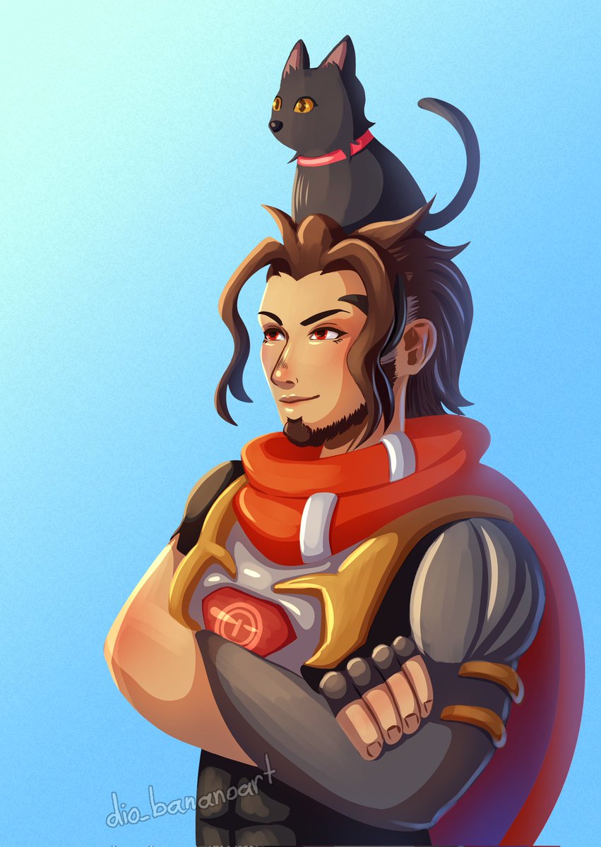EMRE OVERWATCH HAS A CUTE COMPANION NOW (on his head)