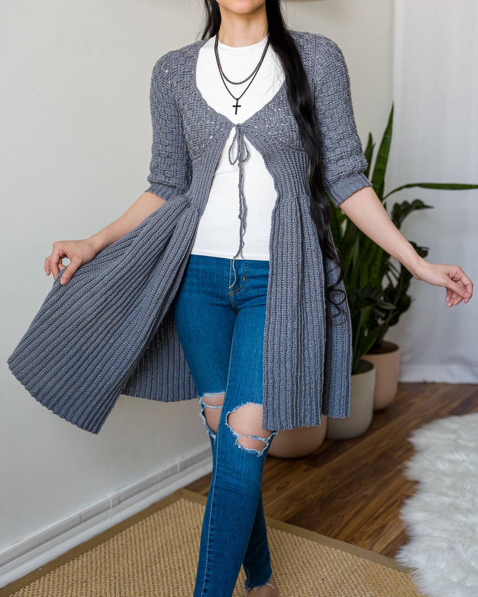 tcddiy's tweet photo. This was a fun project! Check out my new front tie duster cardigan! 

📺https://t.co/52HsONFSuX
📄 https://t.co/f1jrJ4RMpD 
#crochet #crochetclothes #moderncrochet #tcddiy #handmadestyle 

Fun fact: used to hate bell pepper.  Now I hate them a little less. 😬 https://t.co/T0UnBNBuNE