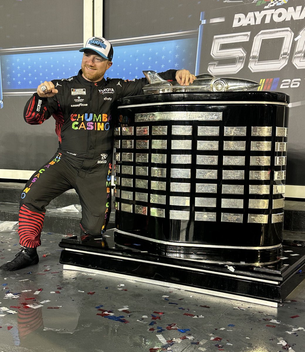 Forever a #Daytona500 champion.