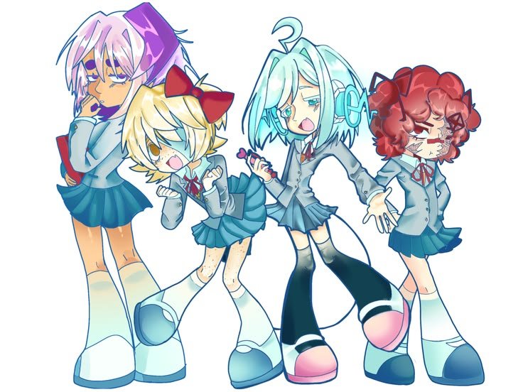 fangkase's tweet photo. #VOCALOID #DDLC https://t.co/48lgPpe9ZI