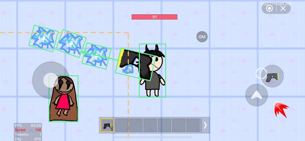 pictures of me testing the remake of the game