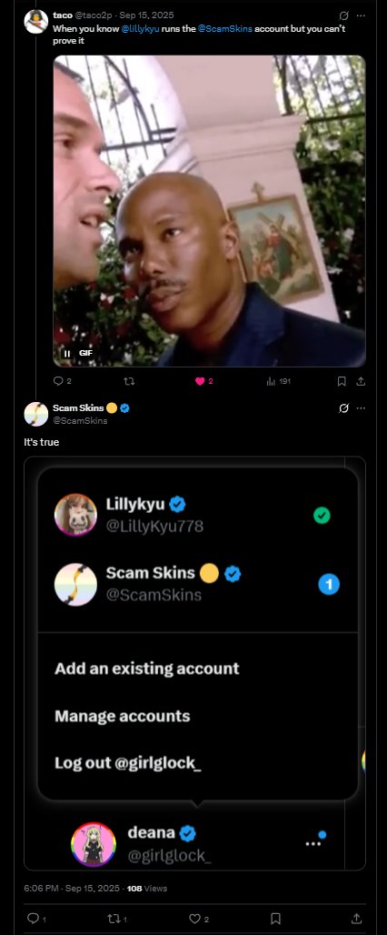 Scam Skins 🟡 tweet media