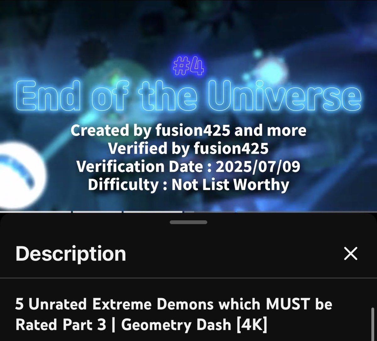 9/15
End of the Universe Rated!!
Bring me Moderator 😆<a href="/fusion42507/">fusion425</a> Congrats!!!