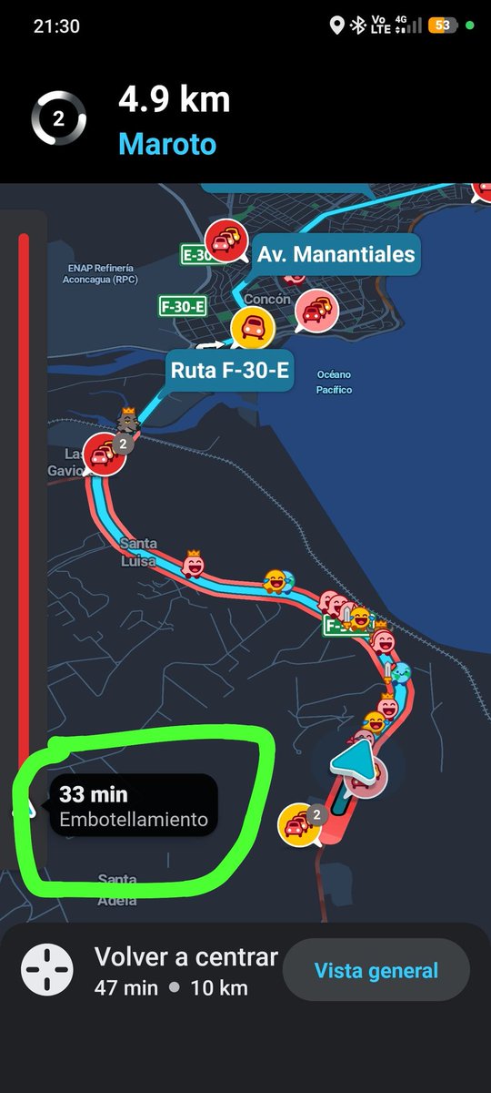 gracias <a href="/municoncon/">municoncon</a>, senda cagada la rotonda, ingeniería del año 1710. paciencia #taco #Concon