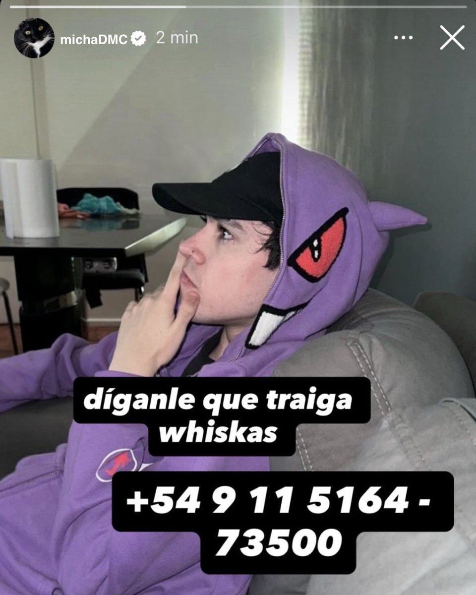 uuh se re calentó la micha con spreen y le filtro el número