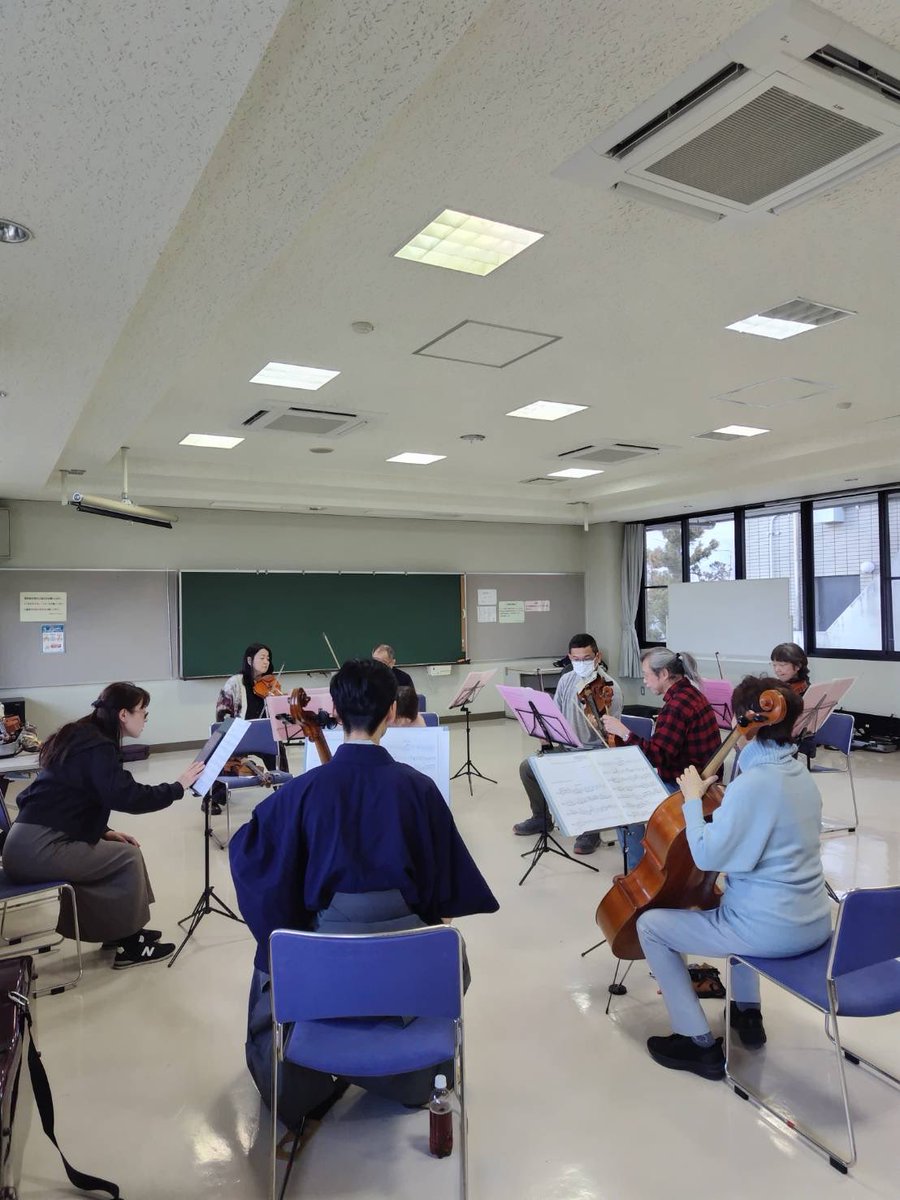 kinogen_string's tweet photo. 次回の練習は2月22日(日)
場所は河南コミュニティセンター
時間は9時から12時まで

夏の定演の練習が始まりました！✨

きのかわ弦楽合奏団では新しい仲間を募集しています！

mail:kinokawa.string@gmail.com

#和歌山アマチュアオーケストラ
#アマオケ
#和歌山
#弦楽オーケストラ https://t.co/MMc0XcuoAv
