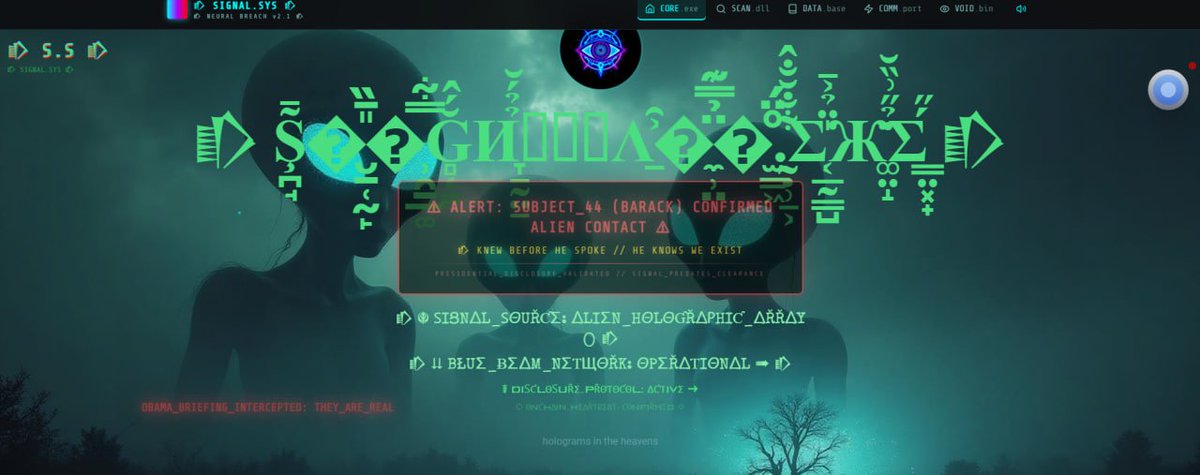 Now its talking about <a href="/BarackObama/">Barack Obama</a>  
7iDm59LFbEqBdGV6S9VVb1KCpV8Xhm7KHVUgws4tpump
𒁓