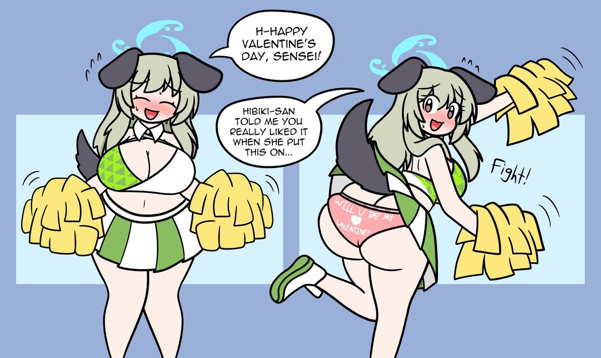 Happy valentine's day, Umika my beloved autistic pupper (Back view today)