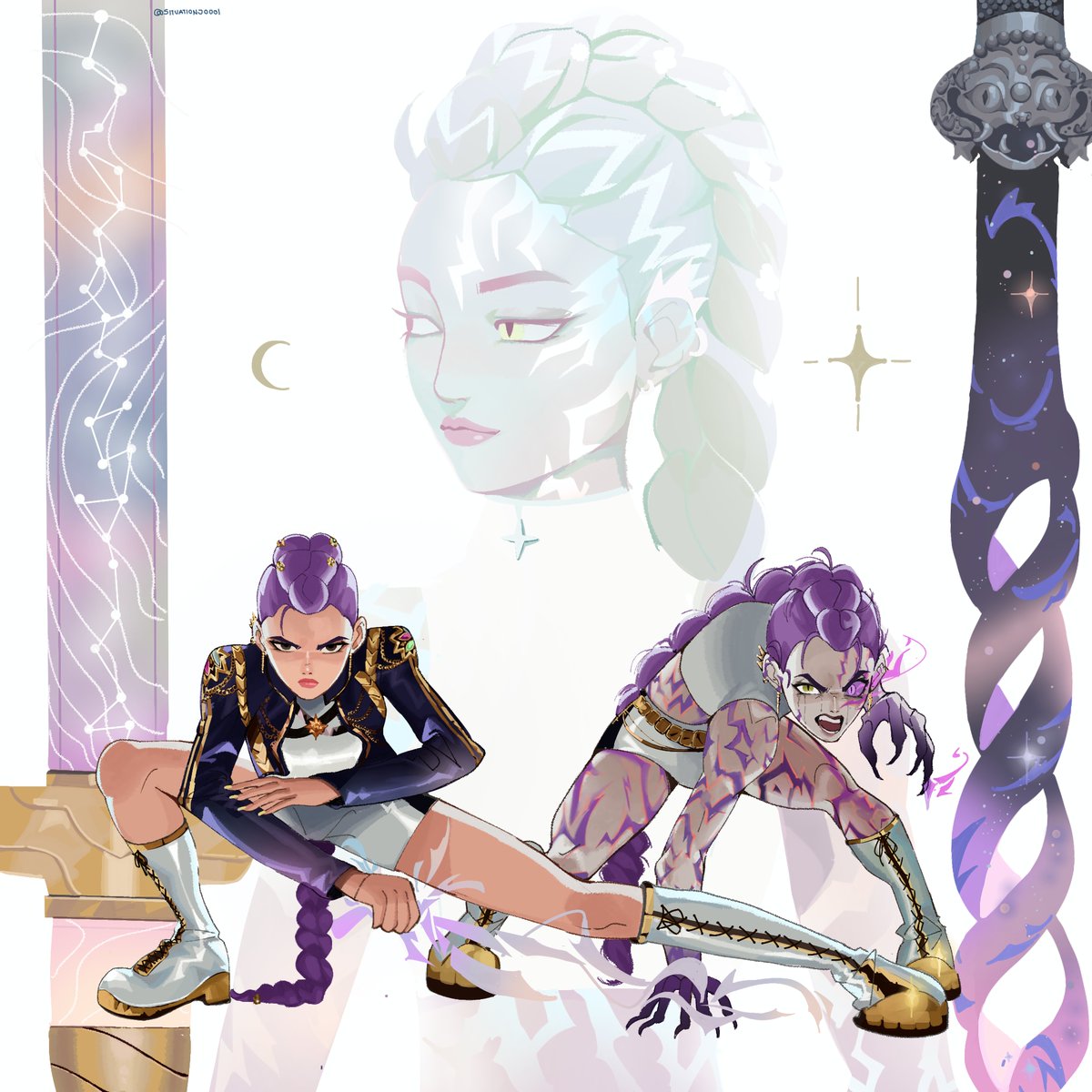 The Half Demon Princess.
#Rumi #KPOPDEMONHUNTERS