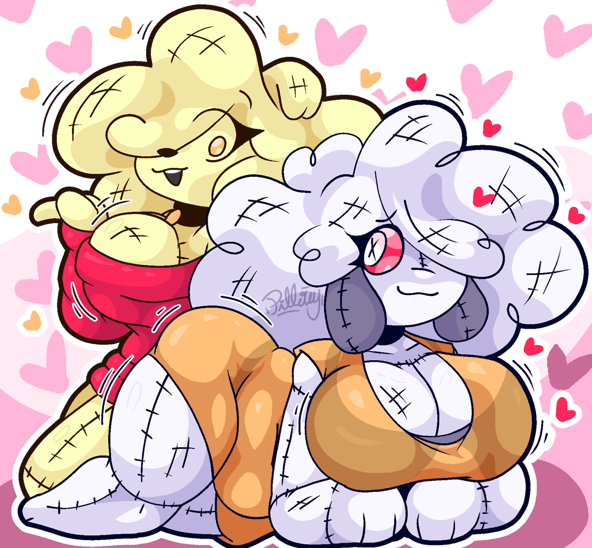 happy valentines! have some silly girls c: