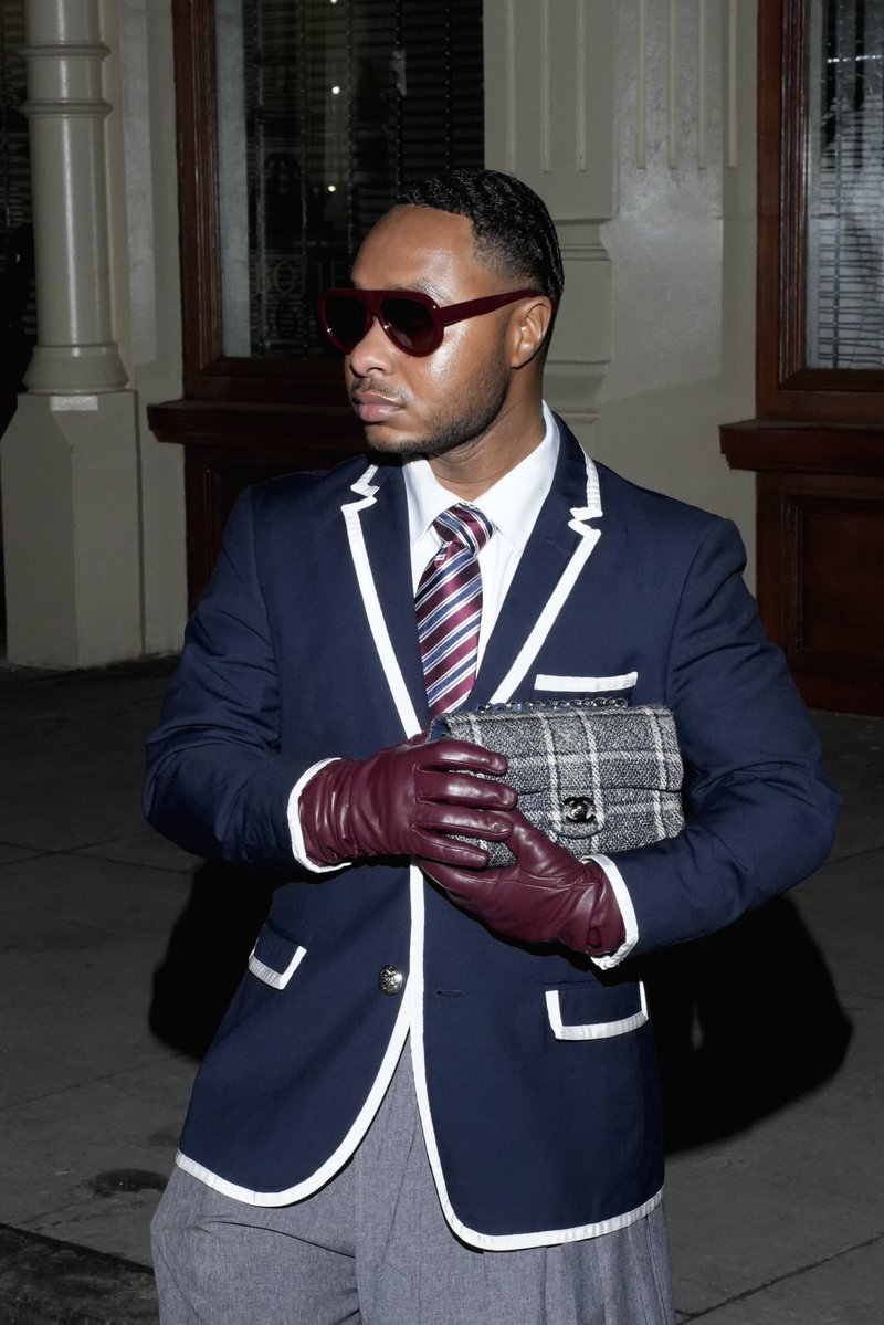 cederickmc's tweet image. NYFW 2026 LOOK 1