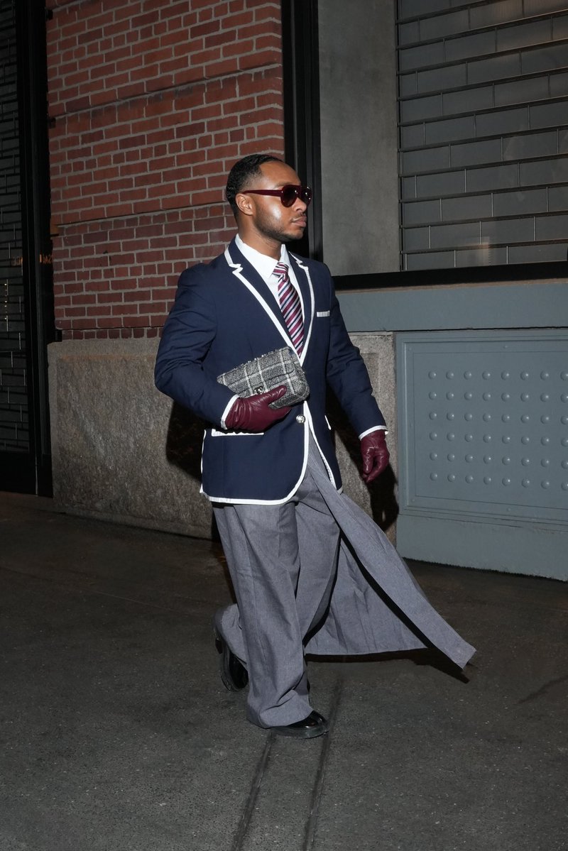 cederickmc's tweet image. NYFW 2026 LOOK 1