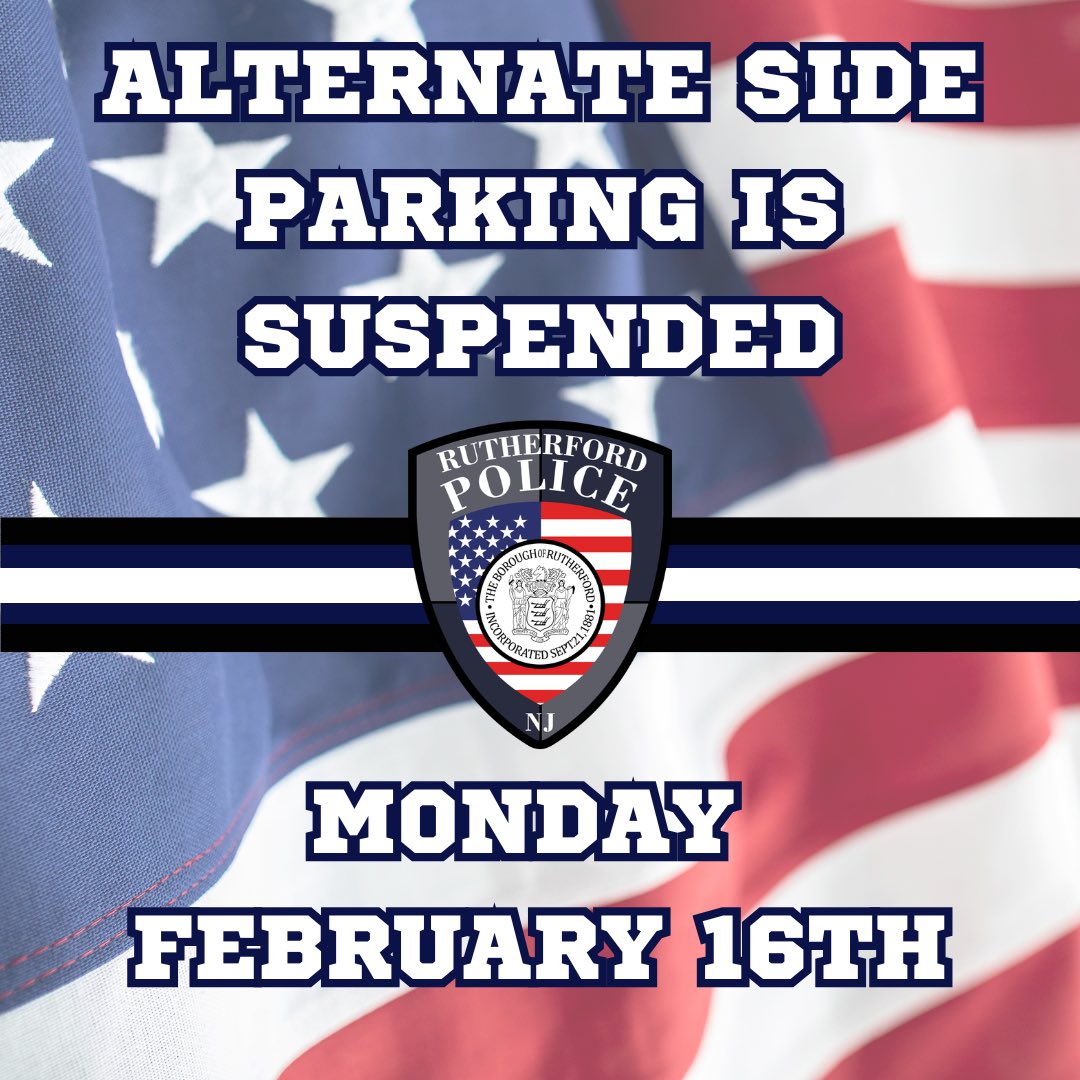 Rutherford Police tweet media