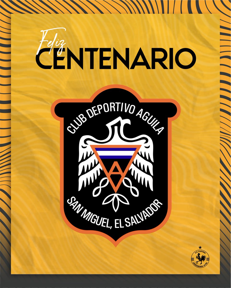 Desde la ciudad viroleña, enviamos un saludo a toda la afición y plantel aguilucho, que hoy celebran 100 años de historia de <a href="/cdaguilaoficial/">C.D. ÁGUILA</a>.

¡Muchas felicidades emplumados!