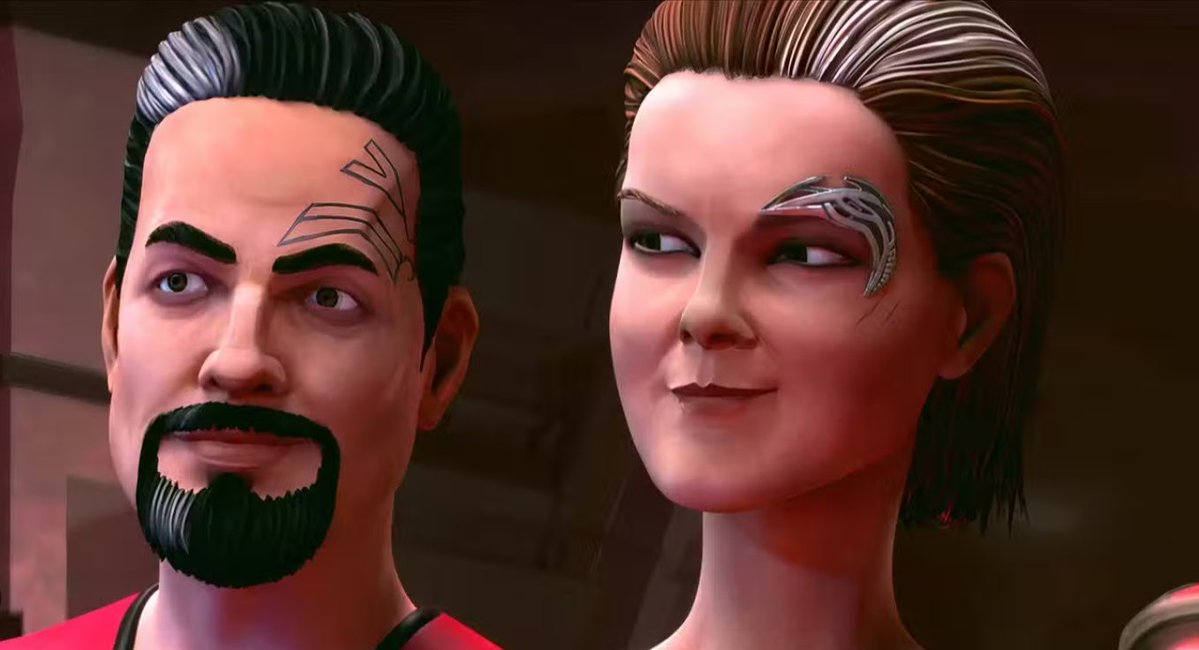 Advanced Trek #trivia | Can you name ALL the actors, their characters, the series, and the episode this image is from? #StarTrek #scifi #tv #nostalgia 🖖