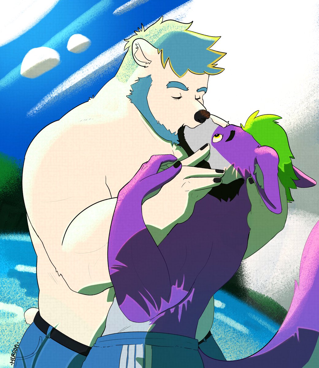 FELIZ SAN VALENTIN!!! (atrasado)💜🤍
Que guapos <a href="/GamerStravenjus/">stravenjus_games</a> 
Gracias por el apoyo 💞