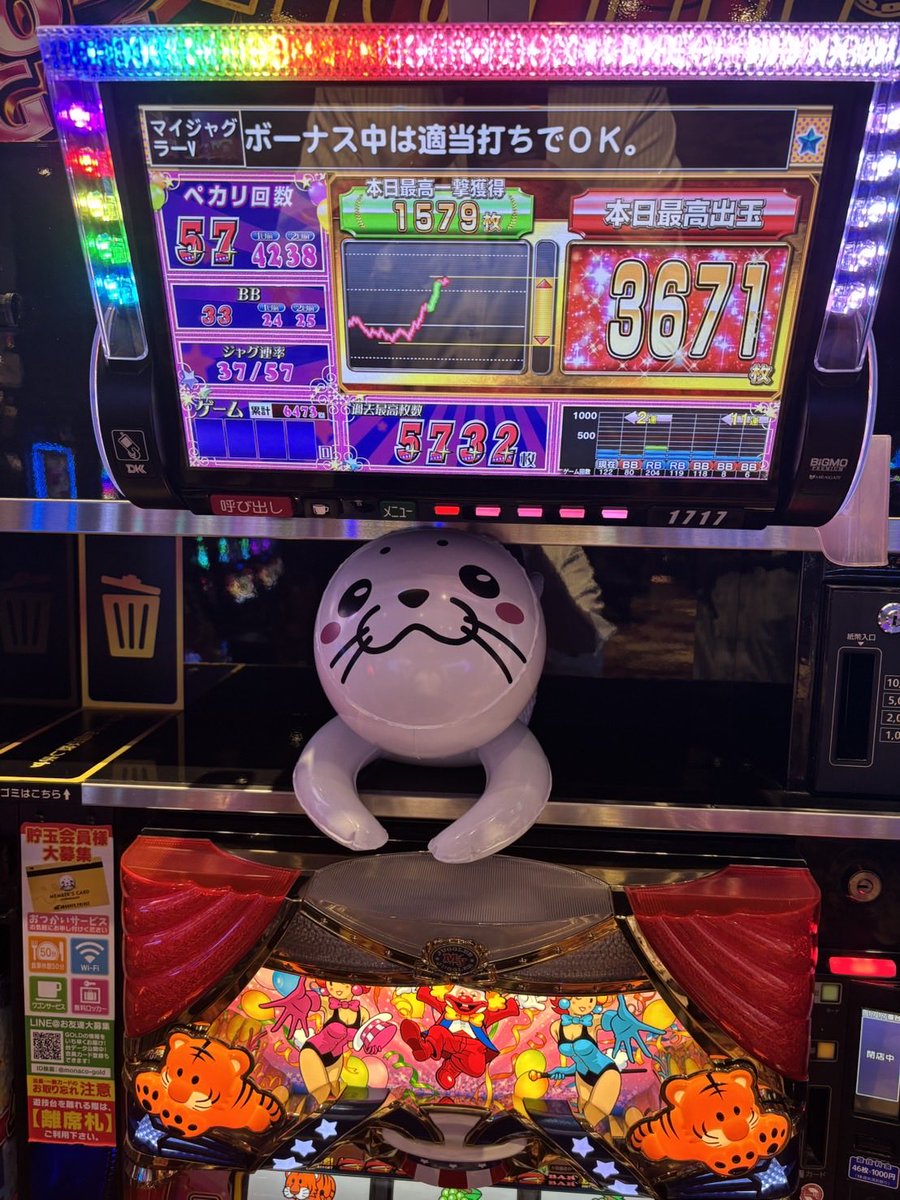 🦭モナコパレスゴールド閉店チェック✅

part❼
GOGOジャグラー
マイジャグラーV

#PR