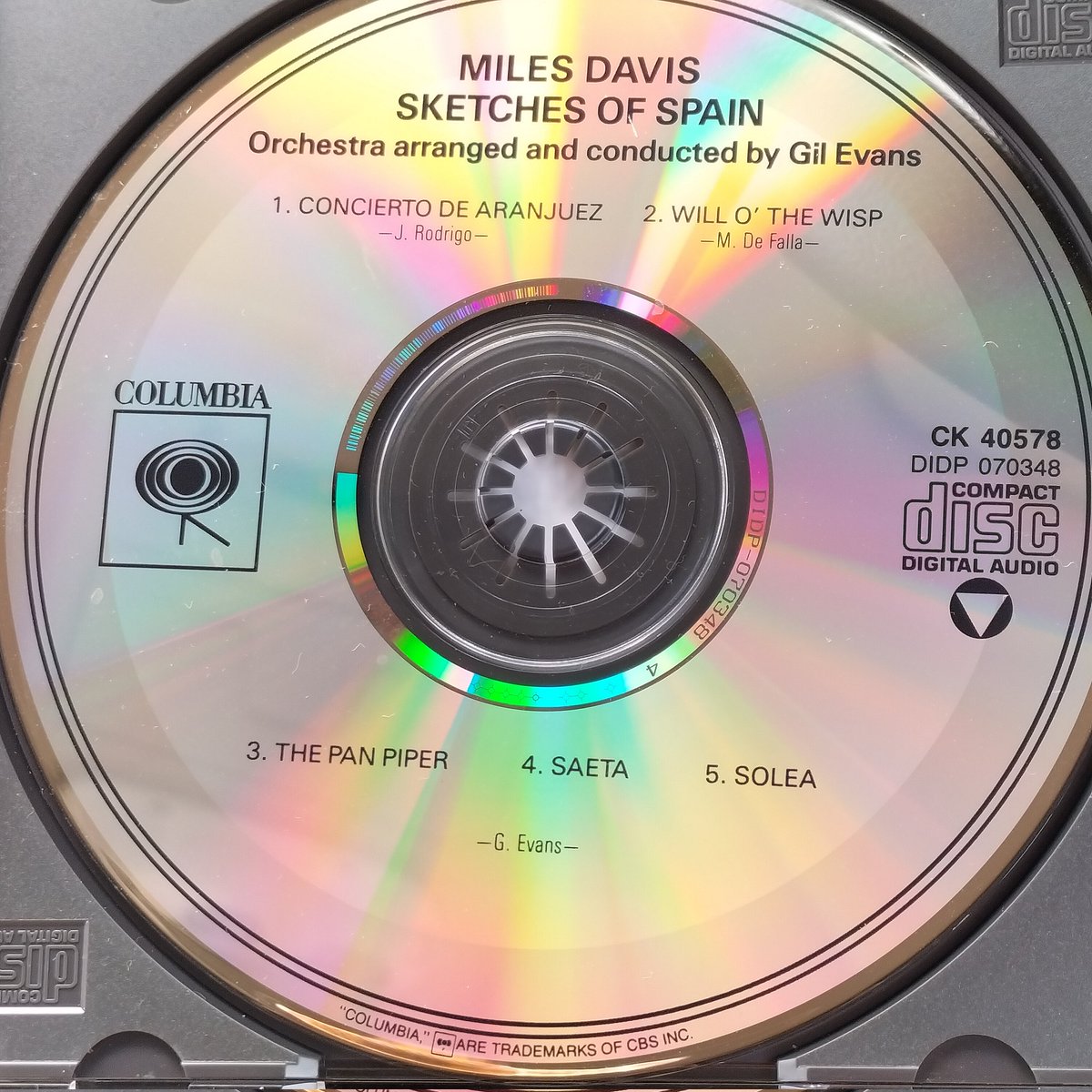 Toyskameta's tweet photo. 本日の出勤BGMは

MILES DAVIS / SKETCHES OF SPAIN

でした

#出勤BGM #milesdavis #sketchesofspain https://t.co/0ng3DgmMCn