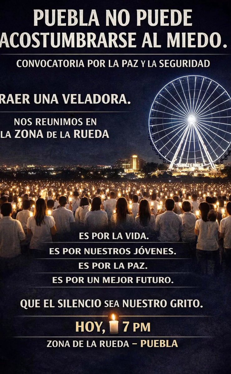 🇲🇽🚨Ojos en Puebla 🇲🇽

#PorAmorAPuebla  🚨👇🏻

Ya basta!