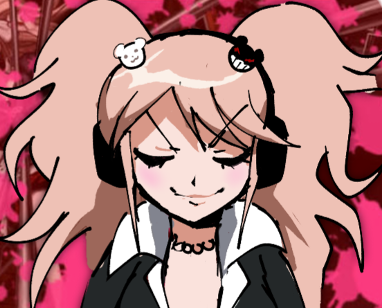 Junko why u trying not to laugh at Mukuro bruh