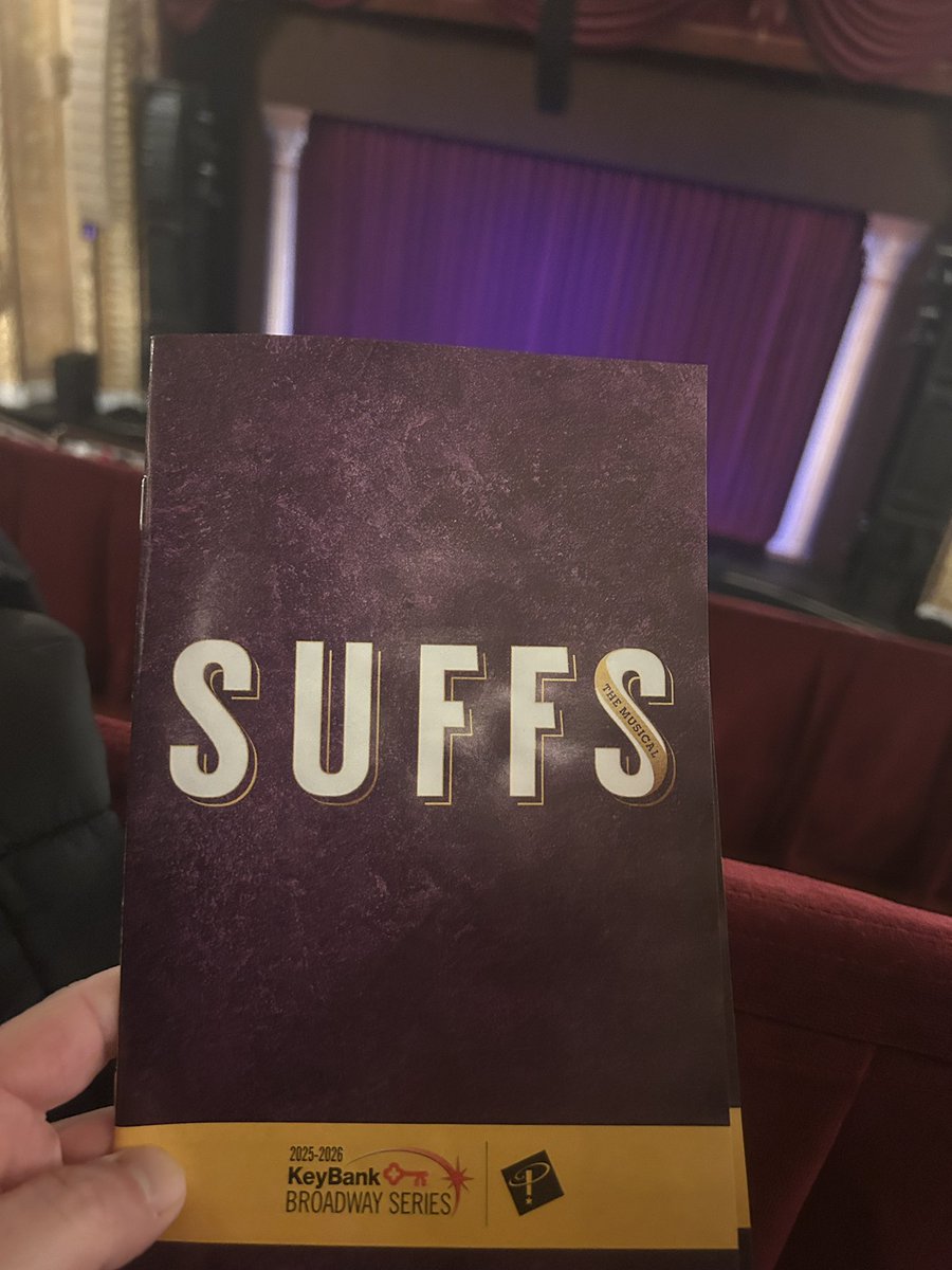 MKennedyBand's tweet photo. Excited to see @SuffsMusical @playhousesquare https://t.co/SCwUhyKGxD