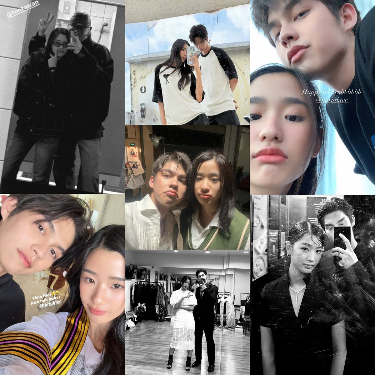 ไบร์ทตูเล่นซีรี่ส์ด้วยกัน สนิทกันมาตั้งแต่เรื่อง F4 TH แร้วค่ะ ถ้าใครเข้าใจผิดหรือยังทำทรงรู้ดีกว่าเจ้าตัวก็ช่วยเข้าใจใหม่ด้วยนะ เวลาทั้งคู่มีโอกาสมาเจอกันอีก ก็ถ่ายลงสตอรี่แบบนี้คือปกติมากค่ะ