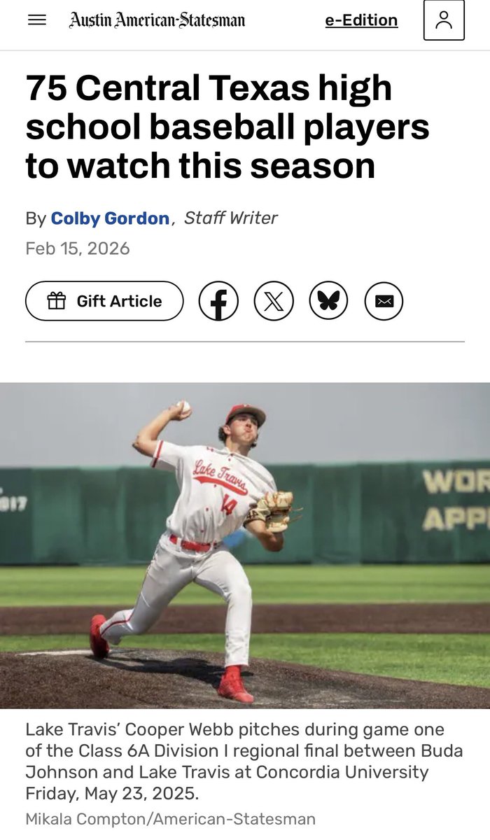 McCallum Baseball tweet media