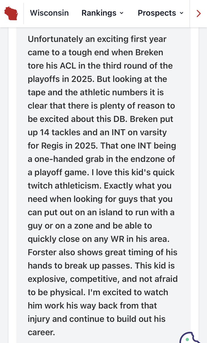 Breken Forster ‘29 tweet media